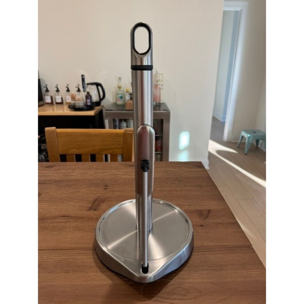 Simplehuman Tension Arm Paper Towel Holder Brushed Stainless Steel Kitchen Stand
